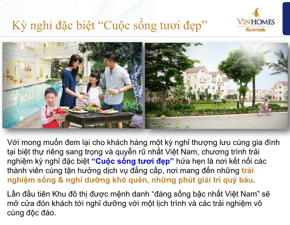 Kỳ nghỉ đặc biệt "Cuộc sống tươi đẹp" 