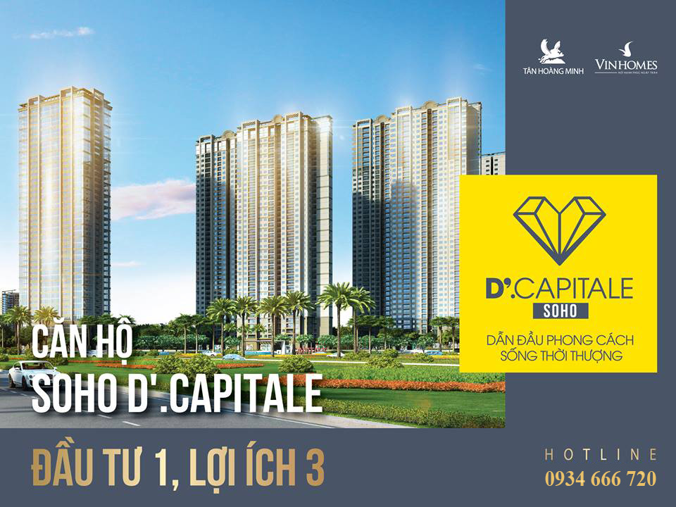 Căn hộ soho - d'.capitale chắp cánh ước mơ khởi nghiệp (start-up)