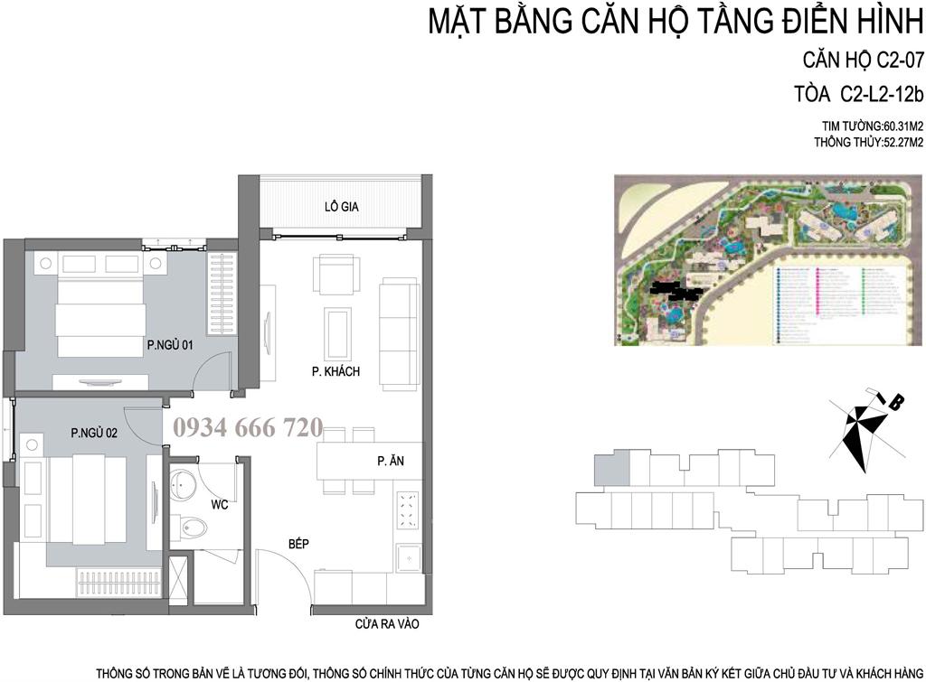 Thiết kế căn hộ 01 tòa C2 D'.capitale Trần Duy Hưng - SOHO - ở hoặc cho thuê, kinh doanh