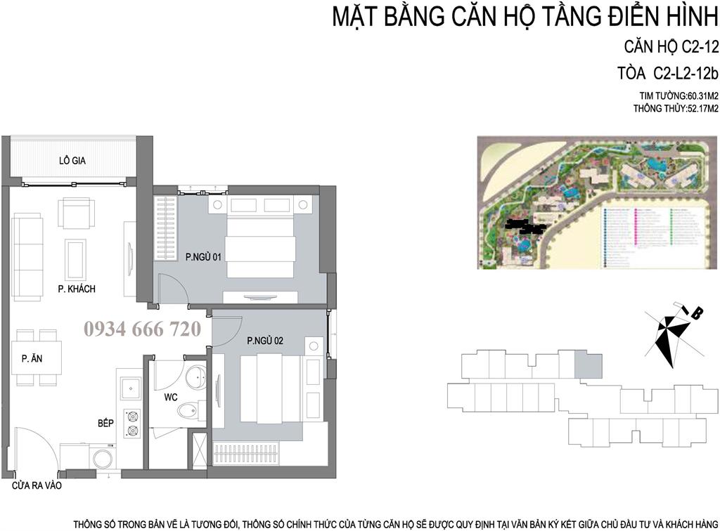 Thiết kế căn hộ 01 tòa C2 D'.capitale Trần Duy Hưng - SOHO - ở hoặc cho thuê, kinh doanh