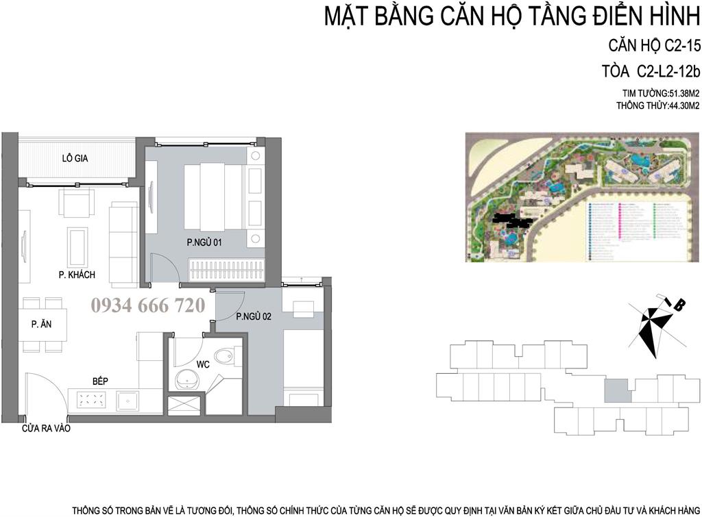 Thiết kế căn hộ 01 tòa C2 D'.capitale Trần Duy Hưng - SOHO - ở hoặc cho thuê, kinh doanh