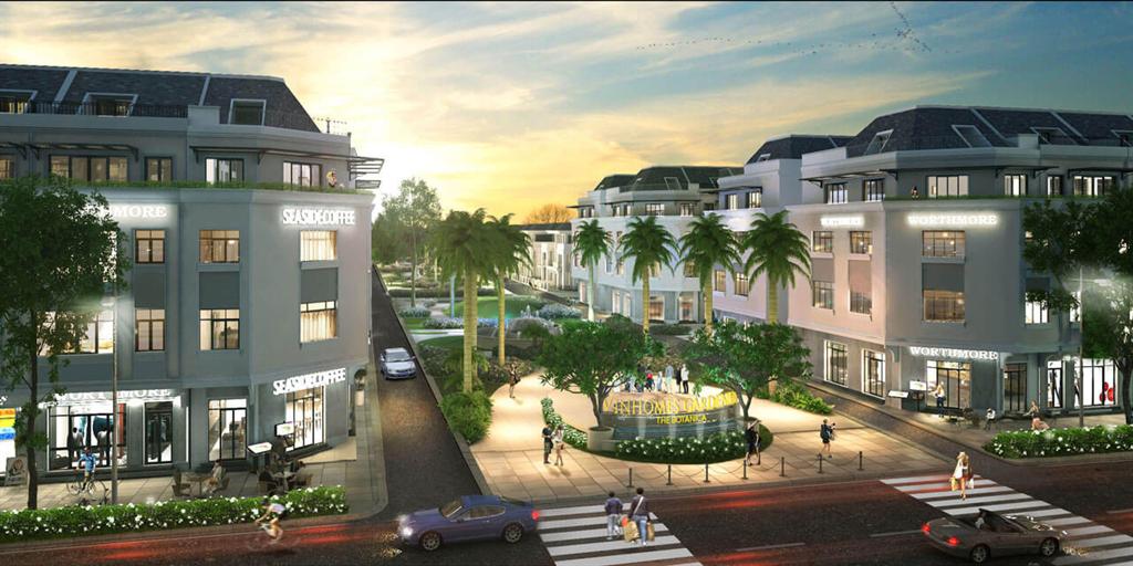 Khu mua sắm Shophouse - Vinhomes Gardenia