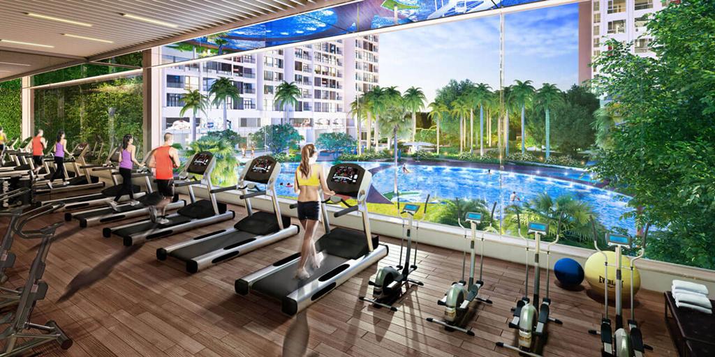 Phòng tập gym, thể thao nâng cao sức khỏe cho cư dân Vinhomes Gardenia