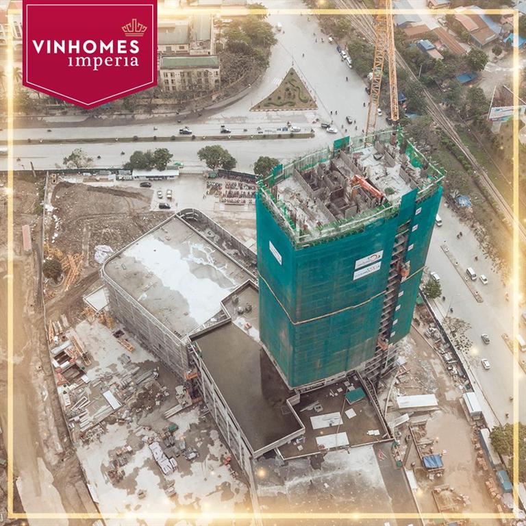 Cập nhật tiến độ xây dựng Vinhomes Imperia tháng 5.2018