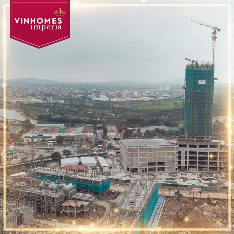 Cập nhật tiến độ xây dựng Vinhomes Imperia tháng 5.2018