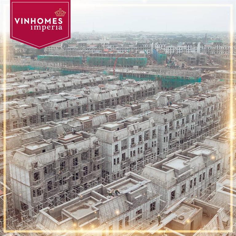 Cập nhật tiến độ xây dựng Vinhomes Imperia tháng 5.2018