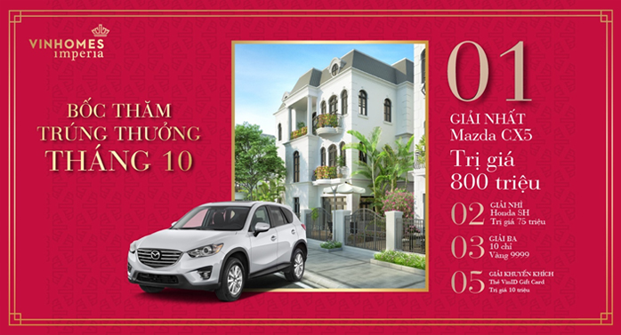 Mua biệt thự sang, được xe như ý tại VINHOMES IMPERIA Hải Phòng