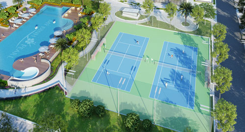 Mỹ Đình Pearl - sân tennis