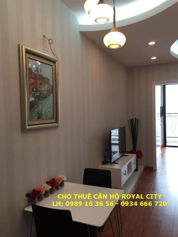 Căn hộ cho thuê 1 phòng ngủ Royal City