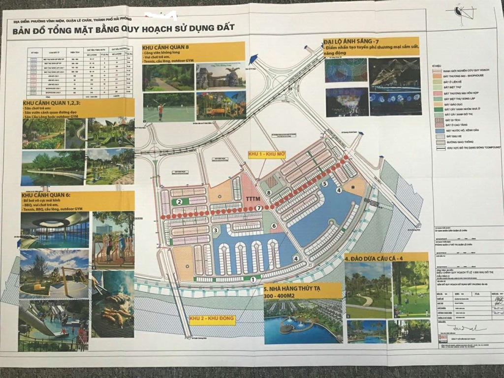 Bản đồ quy hoạch dự án Vinhomes River Park Cầu Rào 2
